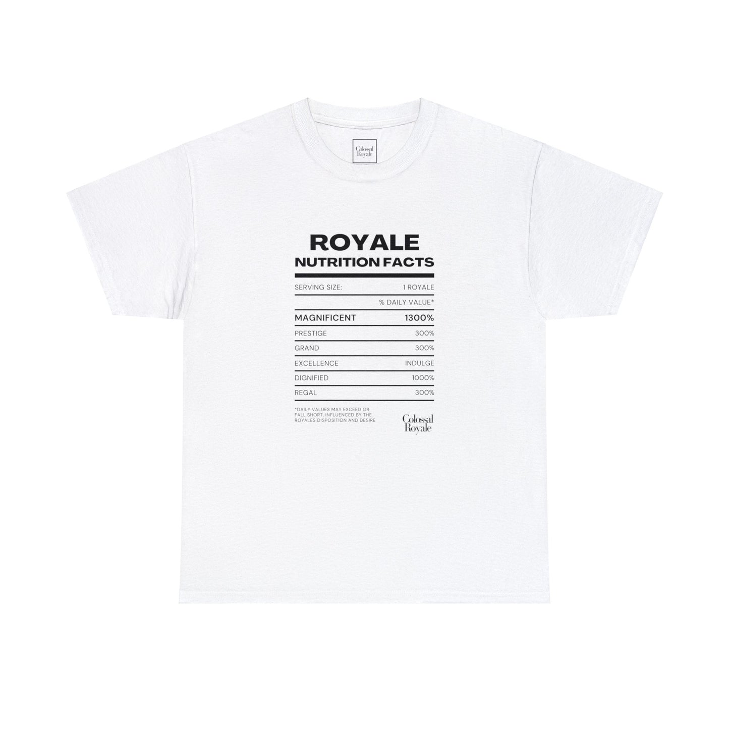 Colossal Royale Nutrition Tee