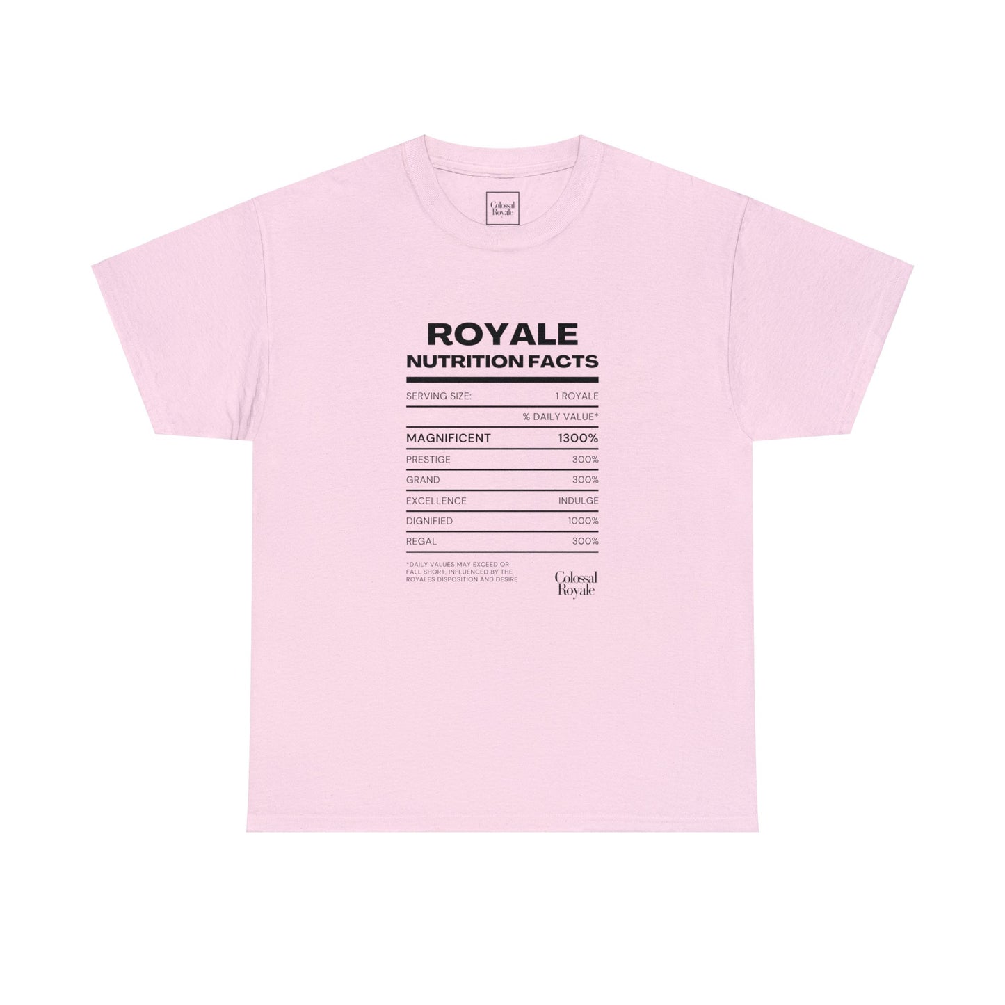 Colossal Royale Nutrition Tee