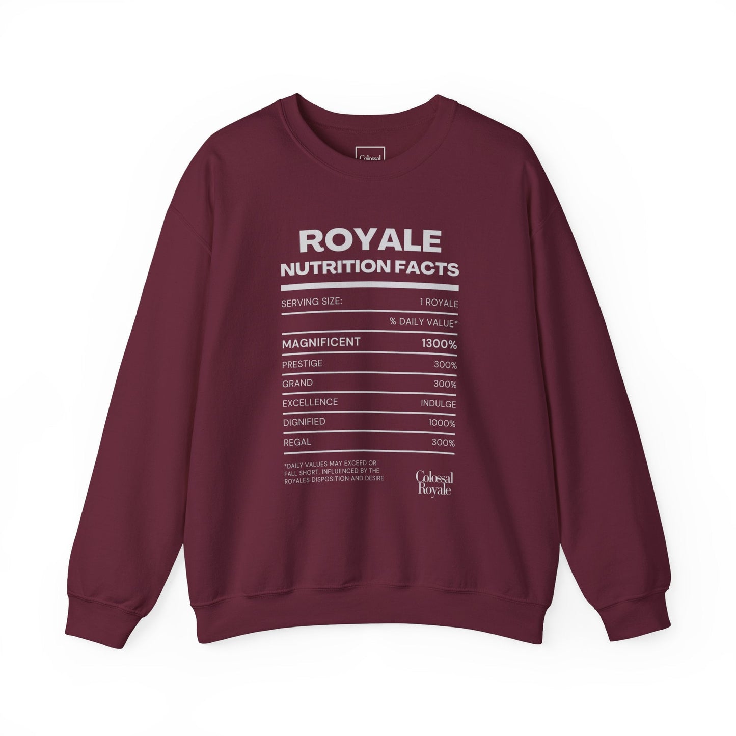 Colossal Royale Nutrition Sweatshirt -19734044124170620233- Colossal Royale