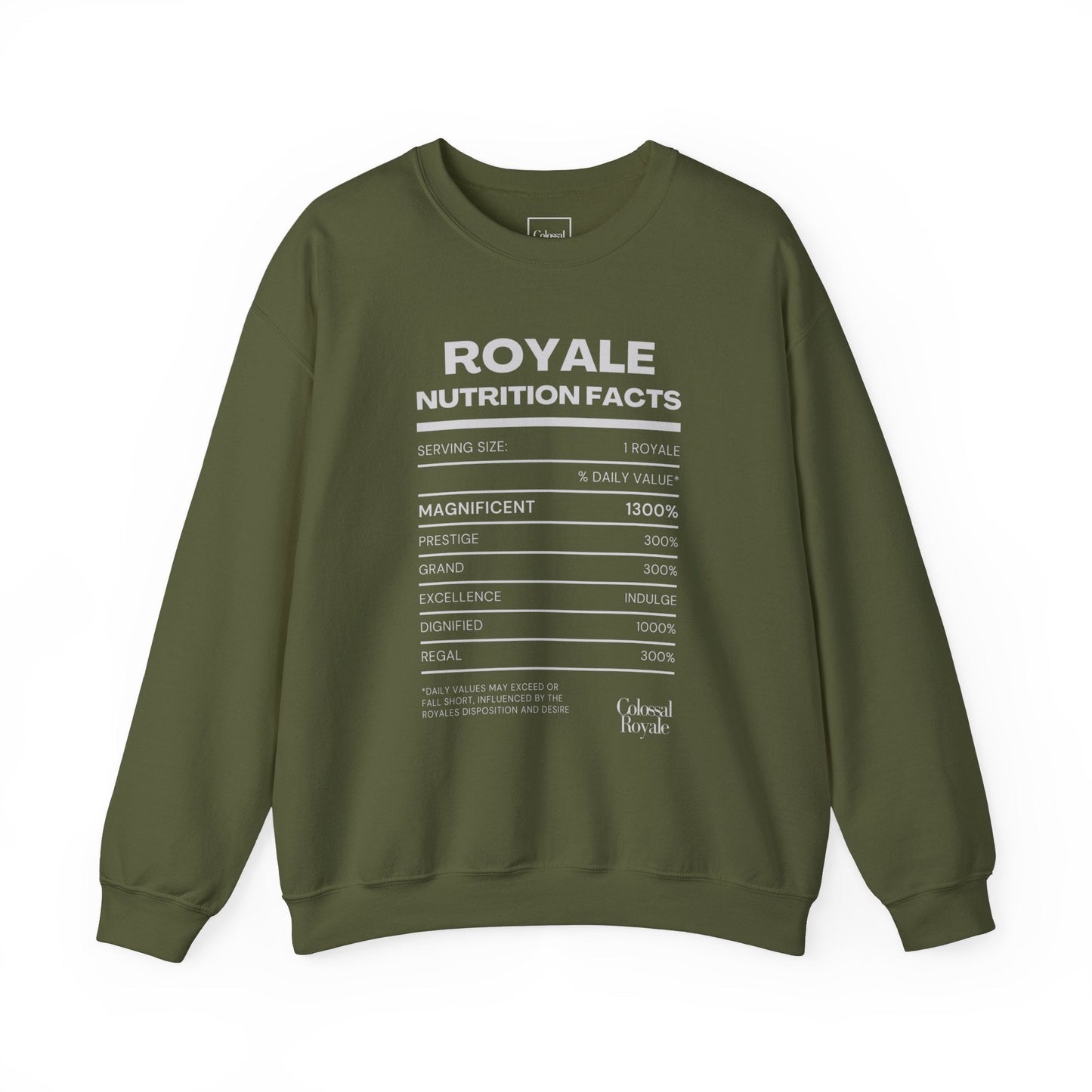 Colossal Royale Nutrition Sweatshirt -32502029296598655400- Colossal Royale